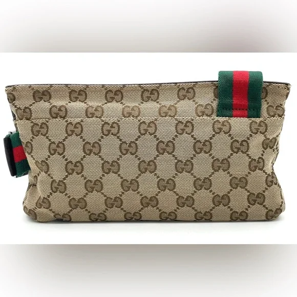 AUTHENTIC Gucci GG Canvas SHERRY LINE Sling Bag W/Dustabg - Picture 4 of 17